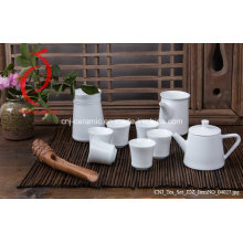 Excellent Quality Chinese Design Jingdezhen Ceramic Glazed Tea Sets 6 Cup